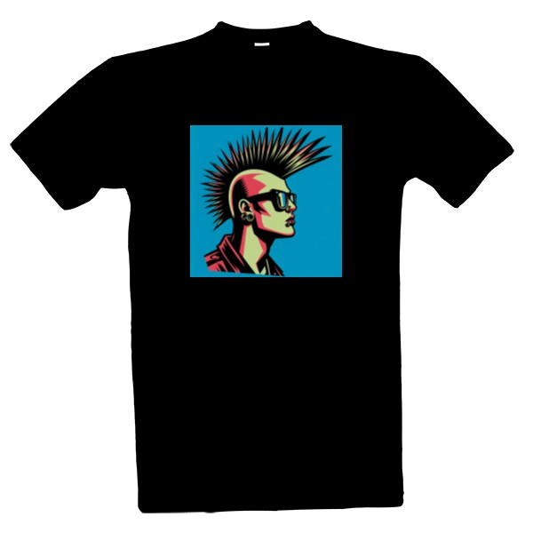 Tričko s potiskem Punk